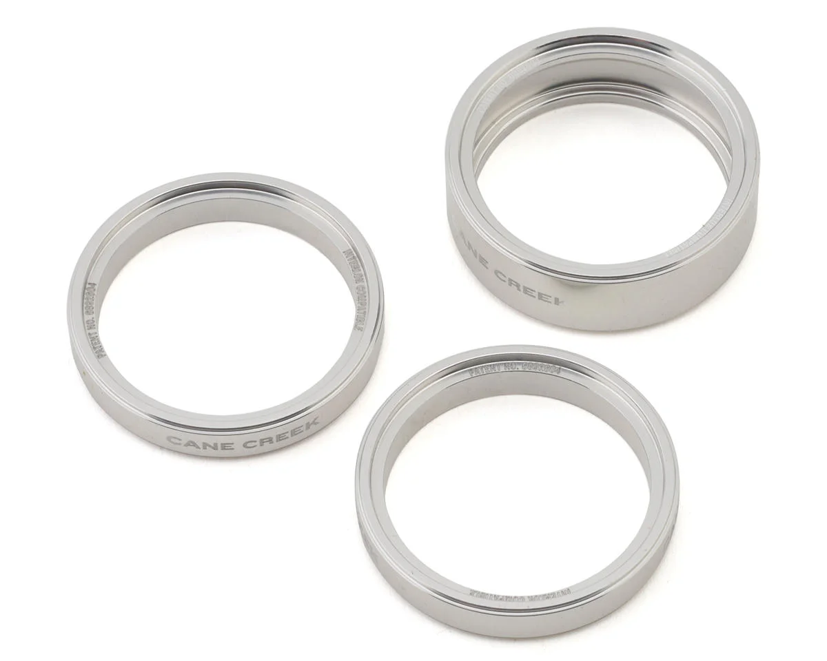 Cane Creek Interlok Headset Spacer Kit (Silver) (1-1/8") (5/10mm)